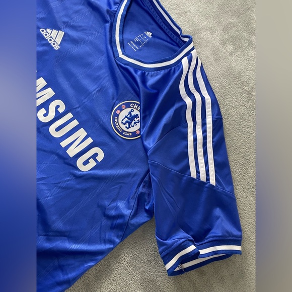 Adidas Chelsea Mens Soccer Football Jersey Size L Sportswear Climacool #17 - Picture 13 of 16